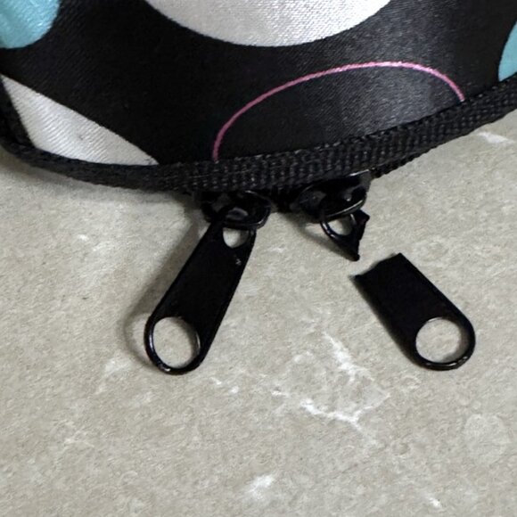 Dog Cat Carrier Polka Dot Soft Sided Pets Portable Folding Polyester Bag - Picture 12 of 13